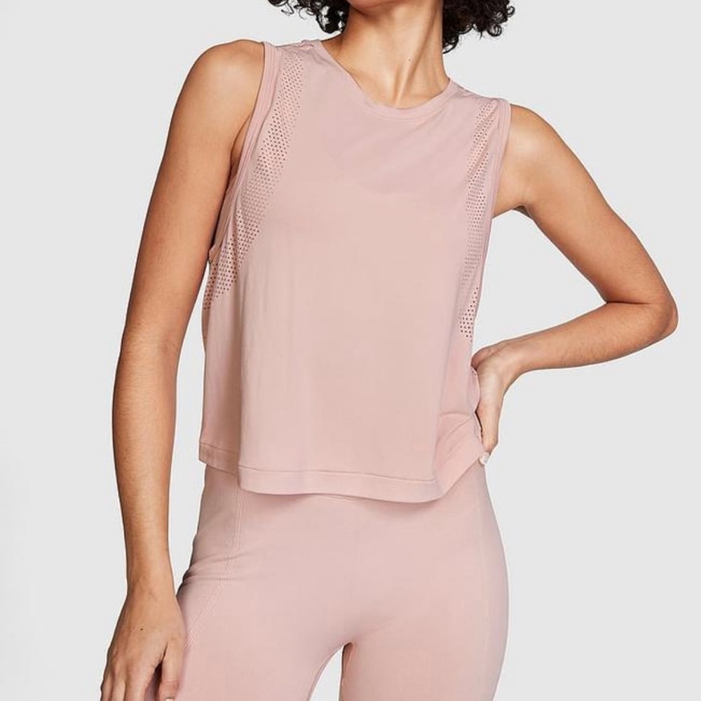 NWT PINK VS Seamless Drapey Muscle Tank